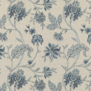 G P & J Baker Fabric Arundel Blue