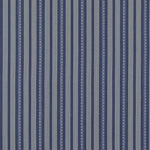 G P & J Baker Fabric Kilim Stripe Blue