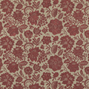 G P & J Baker Fabric Berwick Red