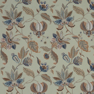 G P & J Baker Fabric Durbar Aqua