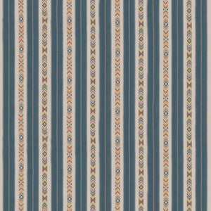 G P & J Baker Fabric Ashlar Stripe Blue BF10943.1.0