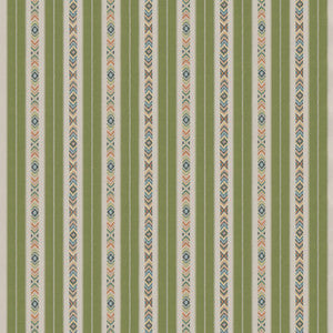 G P & J Baker Fabric Ashlar Stripe Emerald BF10943.2.0