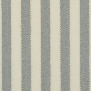 G P & J Baker Fabric Ashmore Stripe Blue