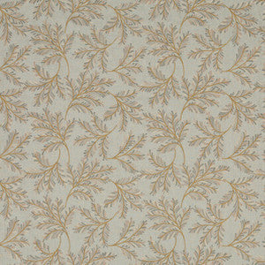 G P & J Baker Fabric Chelsea Fern Aqua/Bronze