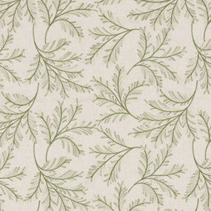 G P & J Baker Fabric Chelsea Fern Green