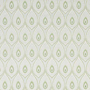 G P & J Baker Fabric Ashmore Aqua/Green
