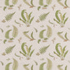 G P & J Baker Fabric Ferns Embroidery Green/Natural BF10991.3.0