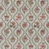 G P & J Baker Fabric Burford Embroidery Emerald/Red BF11025.5.0