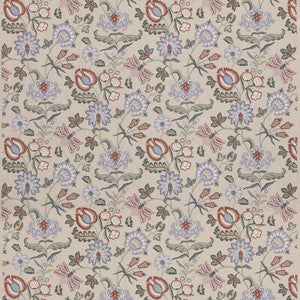 G P & J Baker Fabric Snowhill Green/Russet BF11033.1.0