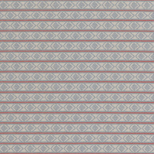 G P & J Baker Fabric Burford Stripe Red/Blue BF11034.1.0