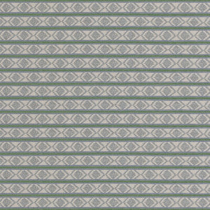 G P & J Baker Fabric Burford Stripe Blue/Green BF11034.7.0