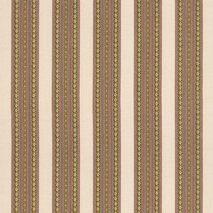 G P & J Baker Fabric Worlds Apart Aqua/Ochre BF11059.5.0
