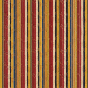 G P & J Baker Fabric Jogalong Red/Ochre BF11061.2.0