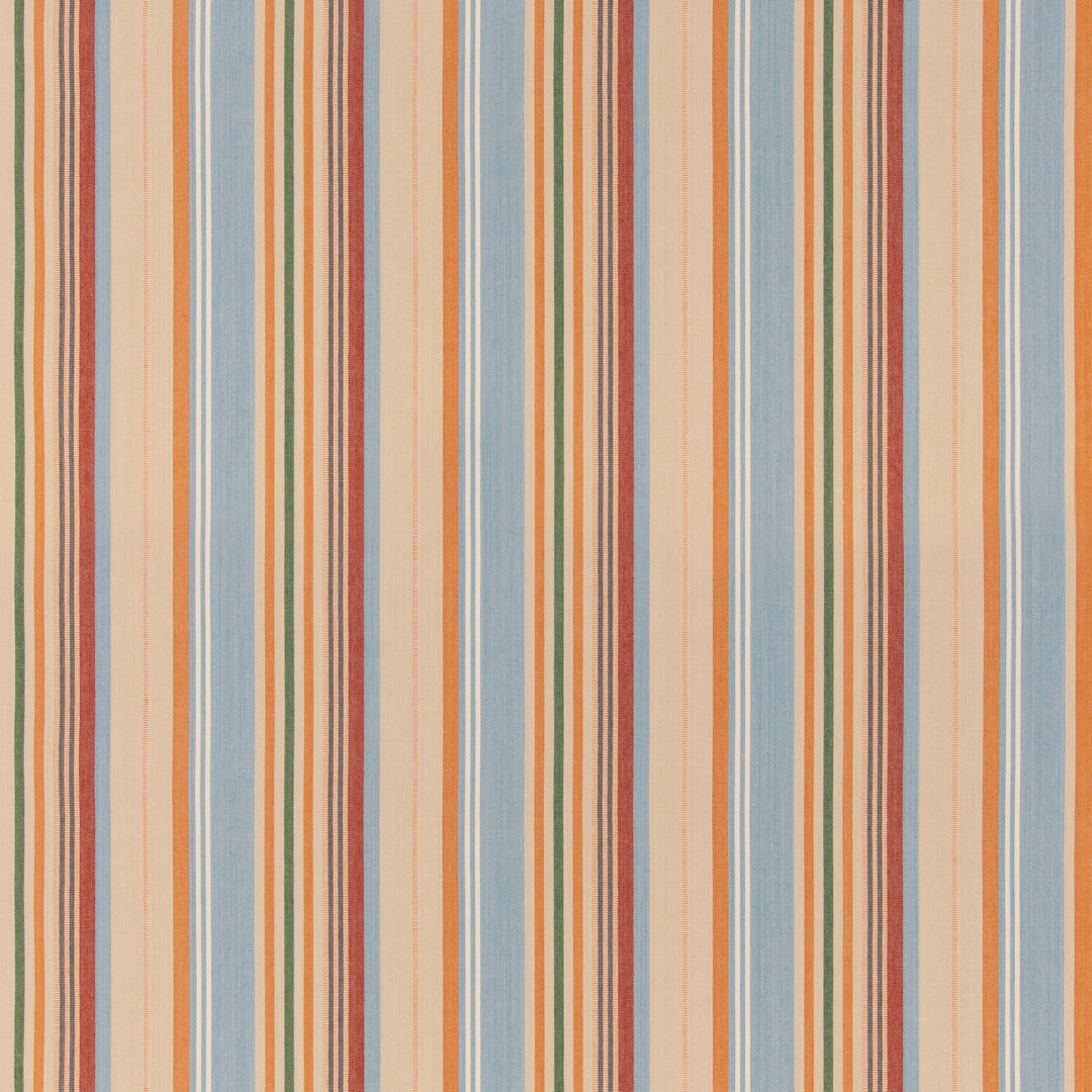 G P & J Baker Fabric Petra Stripe - Soft Blue