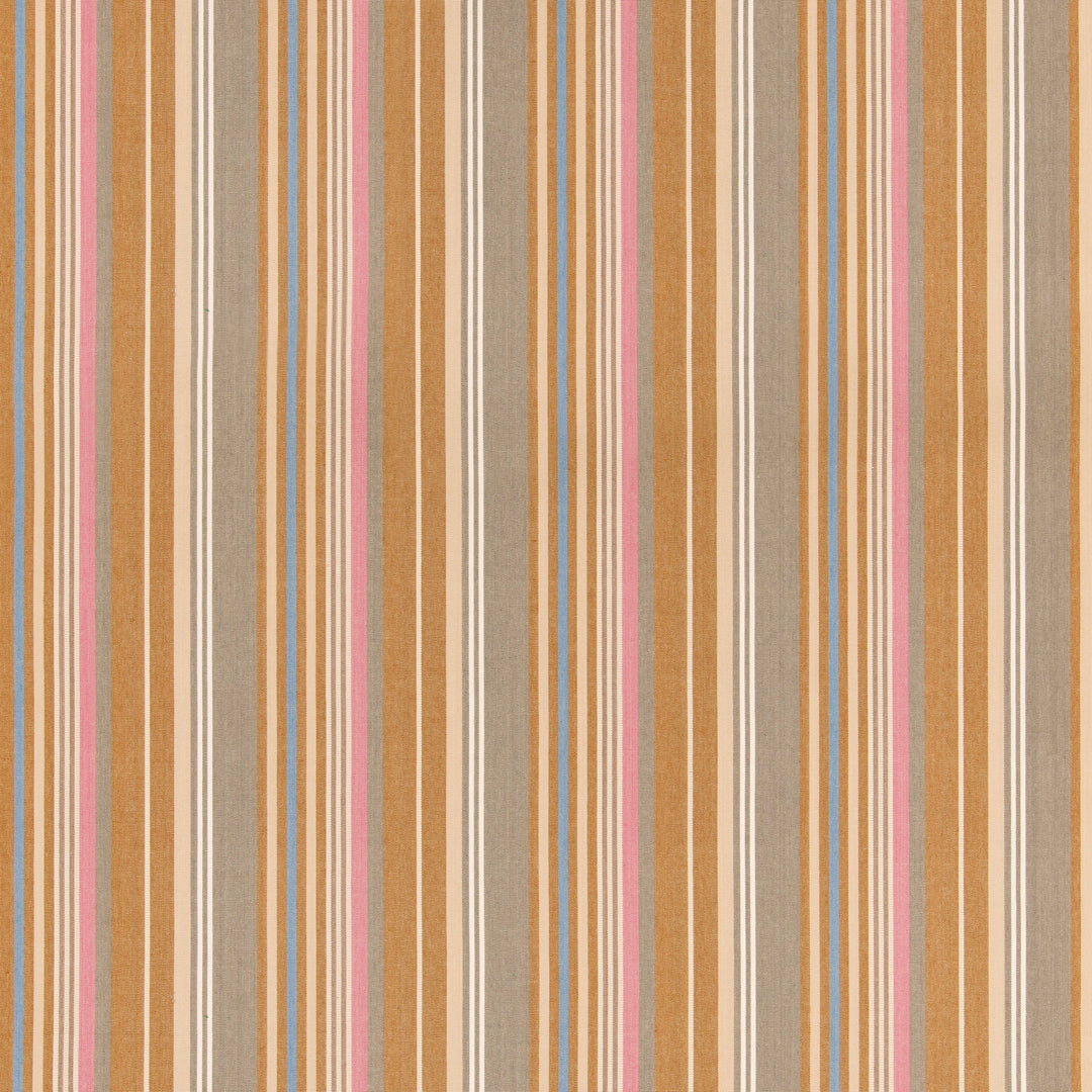G P & J Baker Fabric Petra Stripe - Sand/Grey