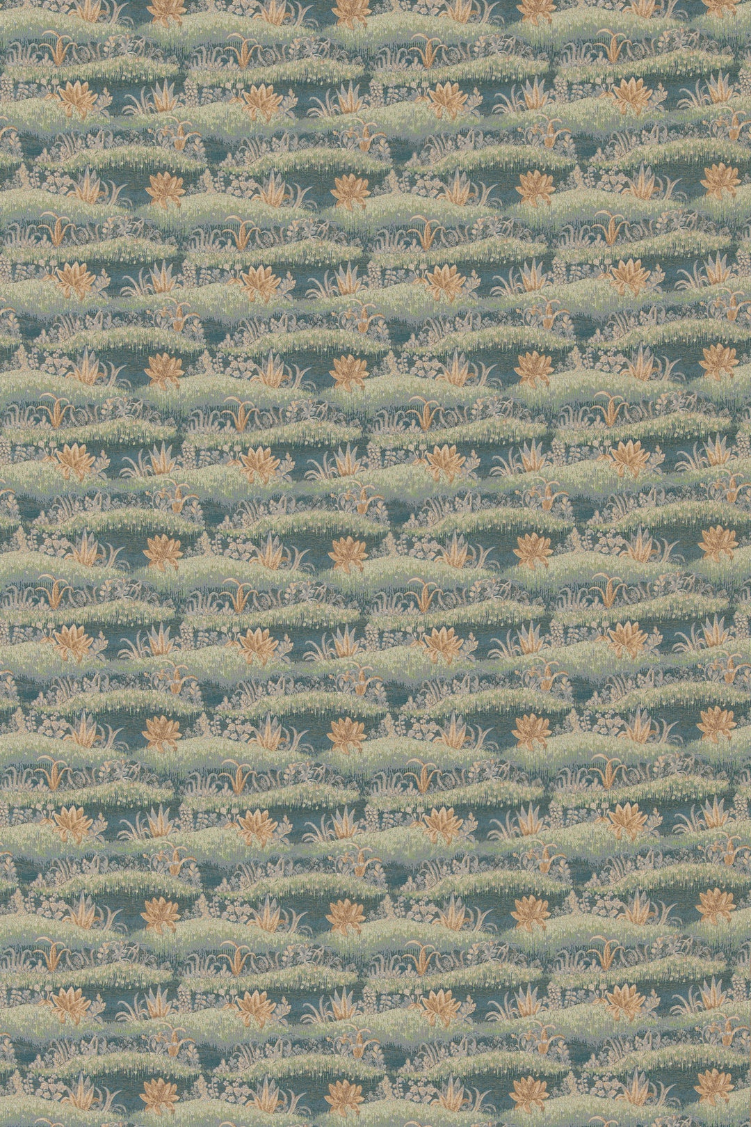 G P & J Baker Fabric Garden Tapestry - Teal