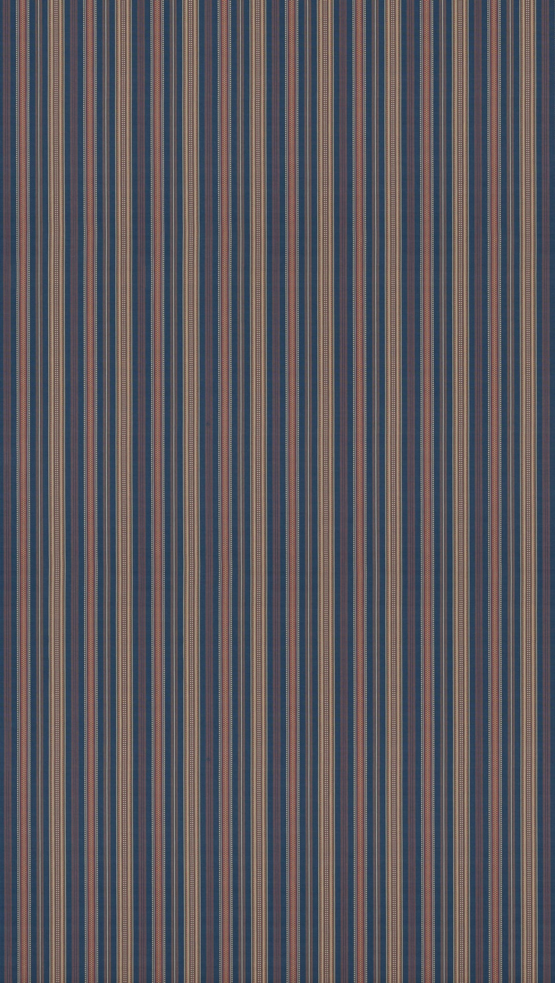 G P & J Baker Fabric Penny Stripe - Indigo