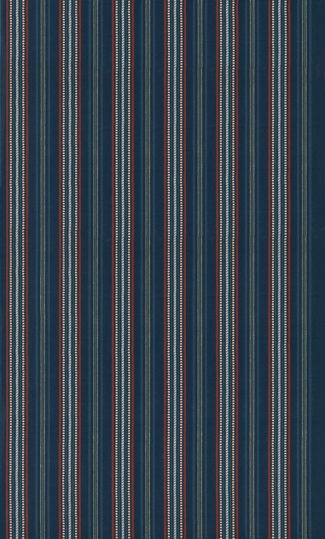 G P & J Baker Fabric Rufus Stripe - Indigo
