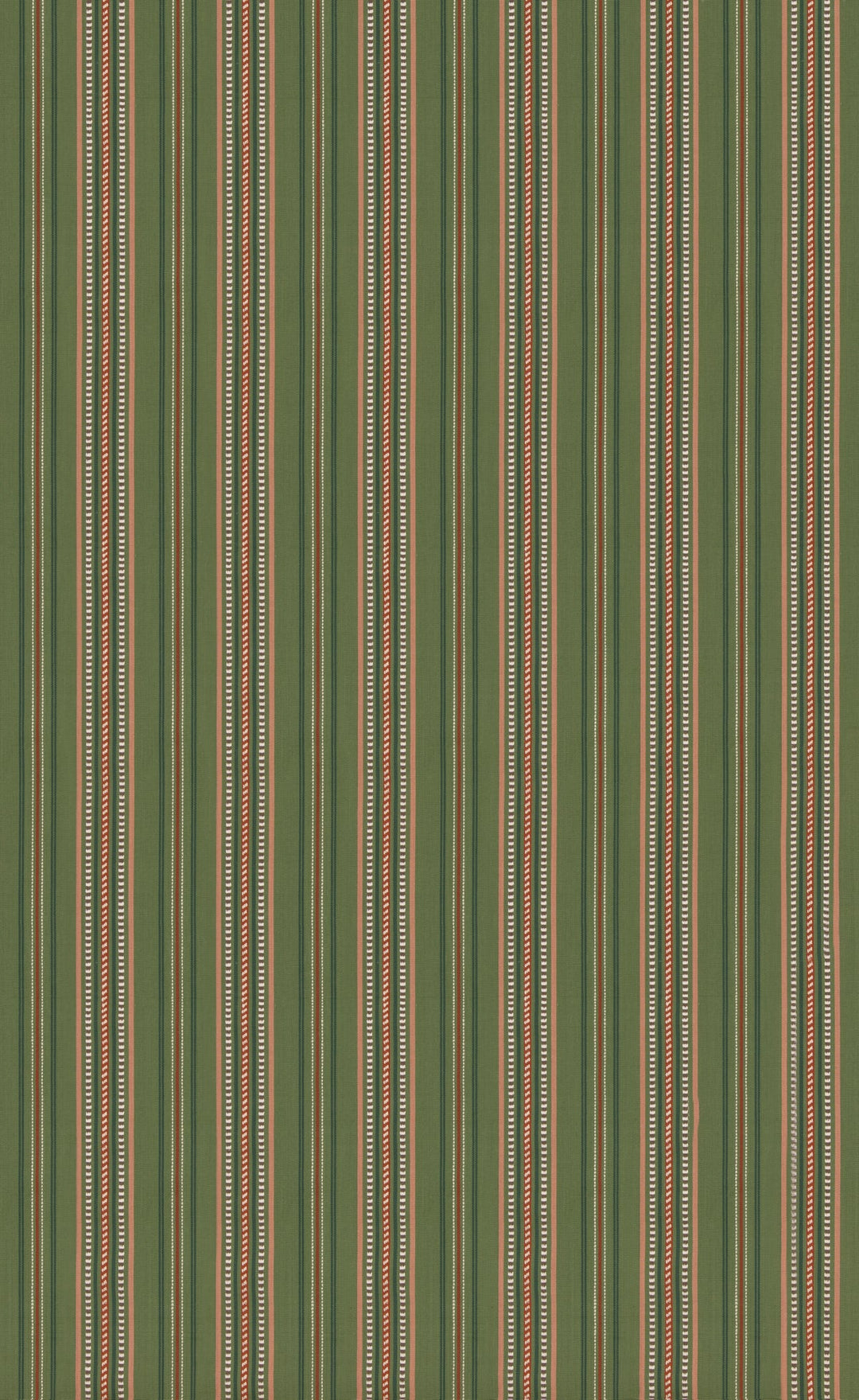 G P & J Baker Fabric Rufus Stripe - Green