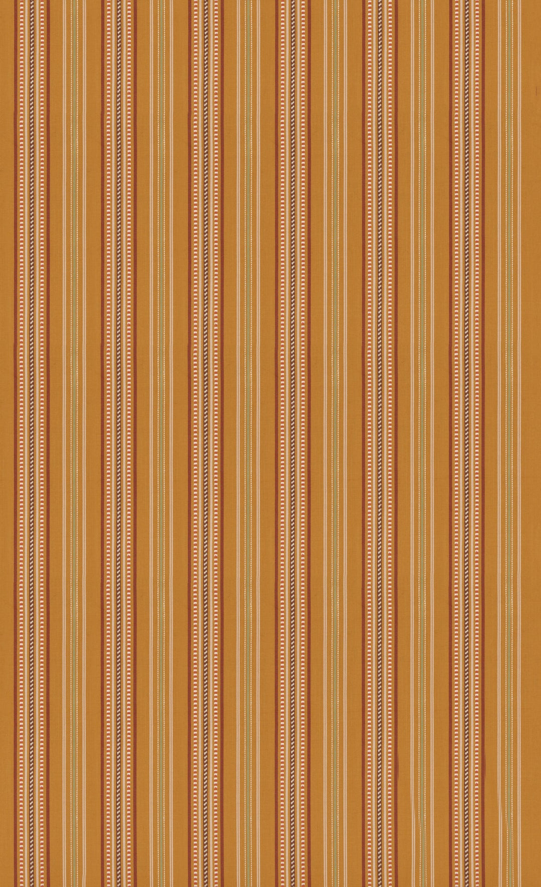 G P & J Baker Fabric Rufus Stripe - Ochre
