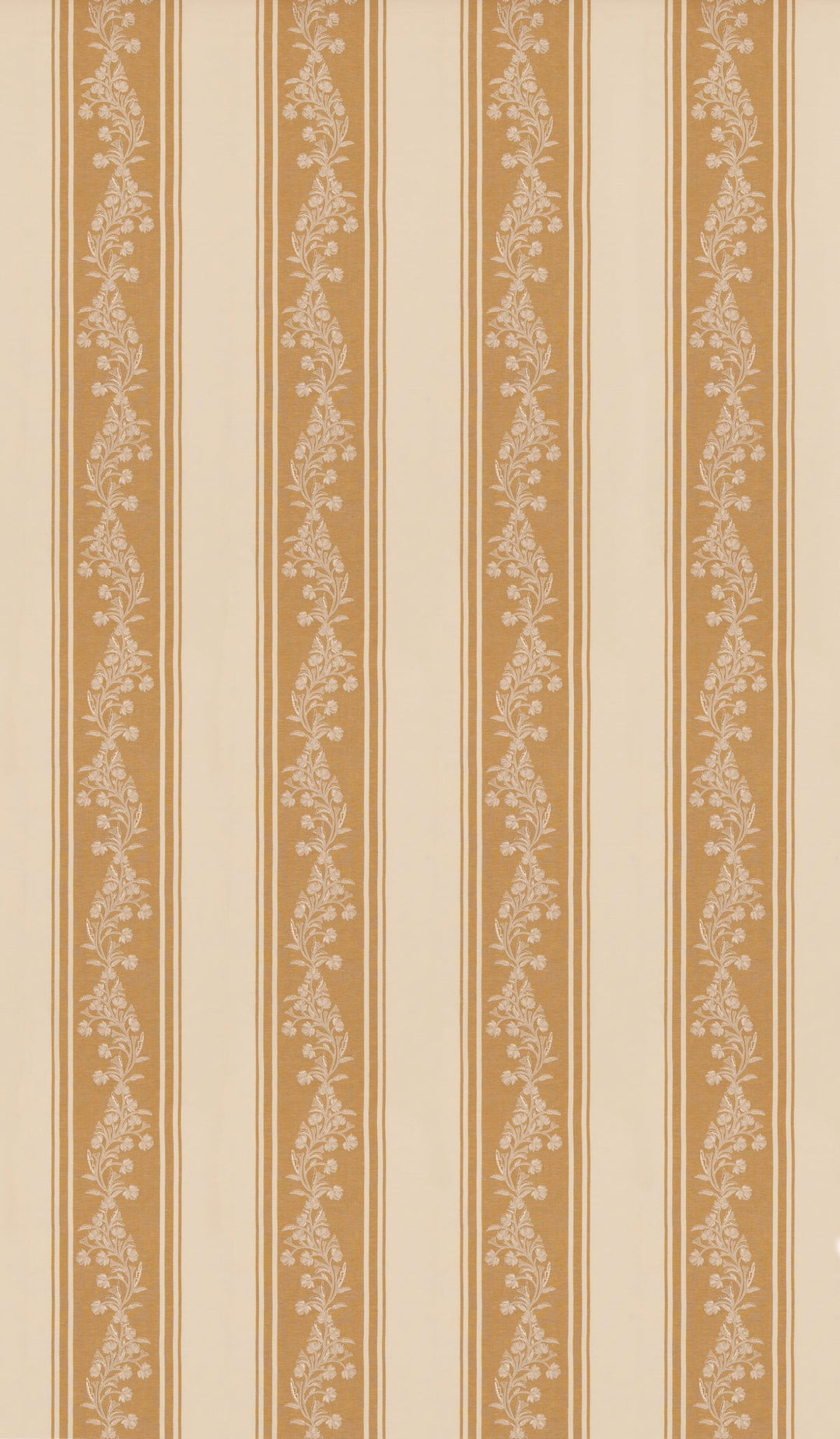 G P & J Baker Fabric Aldbury Stripe - Ochre