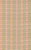 G P & J Baker Fabric Henley - Red/Green