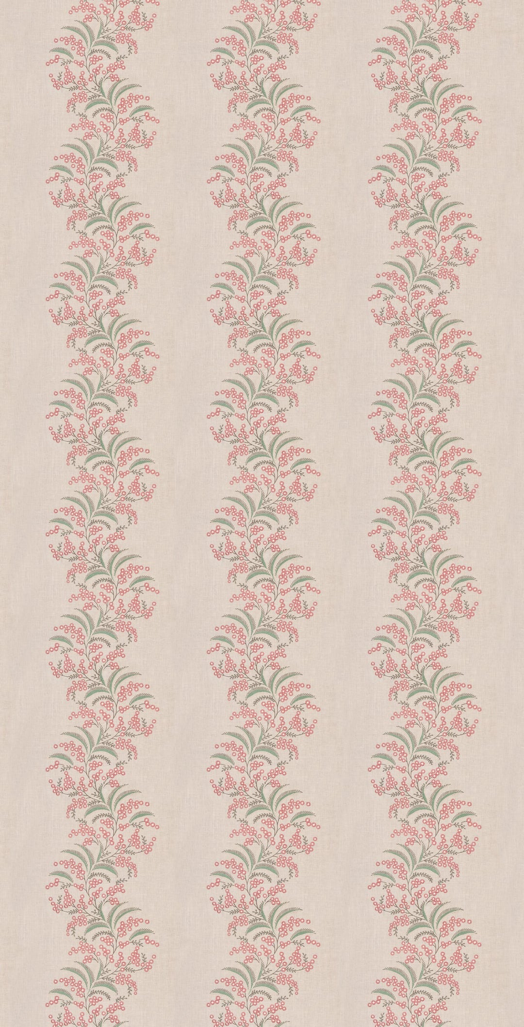 G P & J Baker Fabric Sea Aster - Soft Red