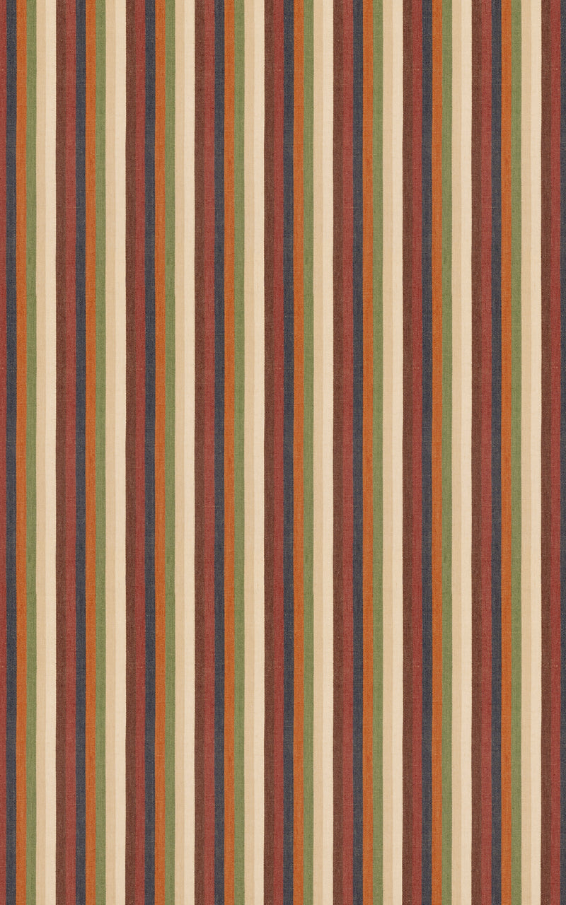 G P & J Baker Fabric Tim's Rug - Indigo/Chocolate