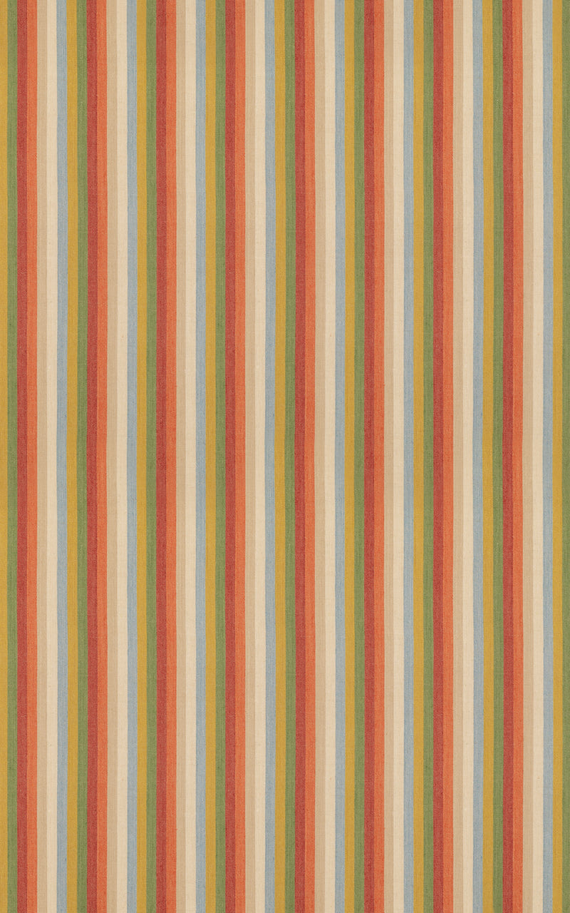 G P & J Baker Fabric Tim's Rug - Clementine/Green