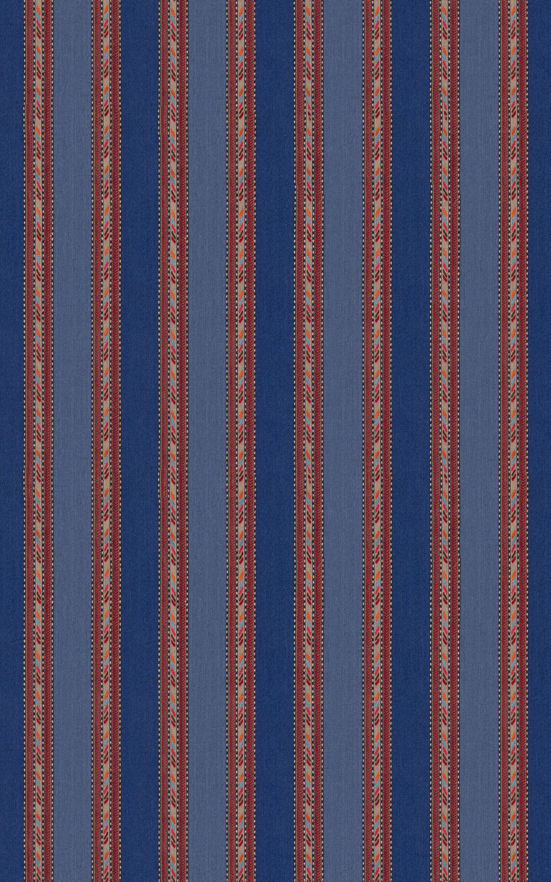 G P & J Baker Fabric Zephyr - Blue