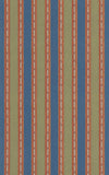 G P & J Baker Fabric Zephyr - Blue/Green