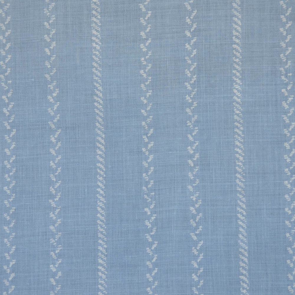 Pelham Stripe Blue by Lee Jofa Designer Fabric BLITHFIELD LINEN - 88%;POLYAMIDE - 12% United Kingdom - Horizontal: 15.14 and Vertical: 12.5 54.75 - Swanky Fabrics -