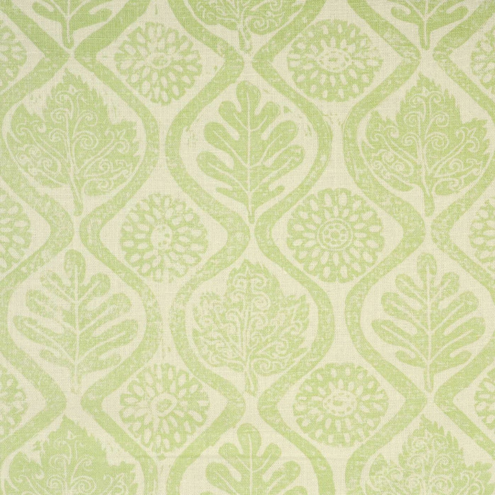Oakleaves Lime by Lee Jofa Designer Fabric BLITHFIELD LINEN - 100% United Kingdom - Horizontal: 44 and Vertical: 31.75 51 - Swanky Fabrics -