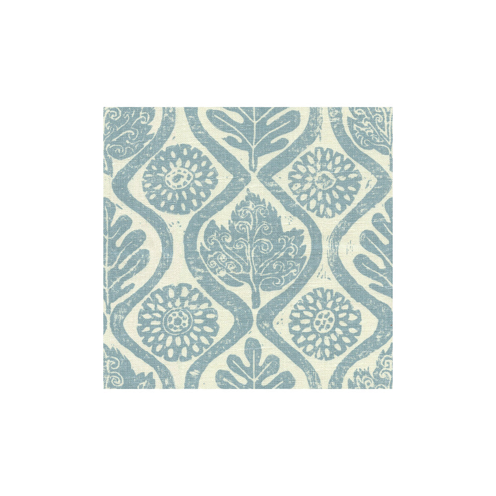 Oakleaves Blue by Lee Jofa Fabric Lee Jofa Fabric Oakleaves BlueFabric BLITHFIELD LINEN - 100% United Kingdom </p><p>Repeat: H: 44, V: 31.75 51 - Fabric Carolina -