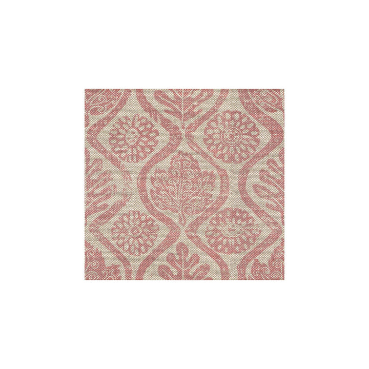 Oakleaves Pink/Oatmeal by Lee Jofa Designer Fabric BLITHFIELD LINEN - 100% United Kingdom - Horizontal: 33 and Vertical: 33 51 - Swanky Fabrics -