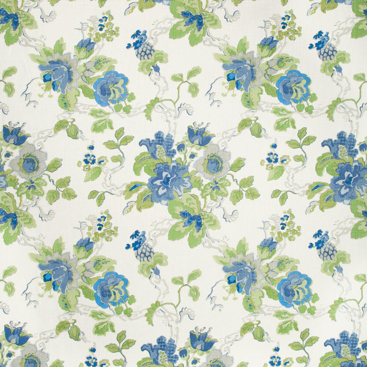Parnham Cornflower/Lime by Lee Jofa Fabric Lee Jofa Fabric Parnham Cornflower/LimeFabric BLITHFIELD LINEN - 100% United Kingdom </p><p>Repeat: H: 25.25, V: 28 51.5 - Fabric Carolina -