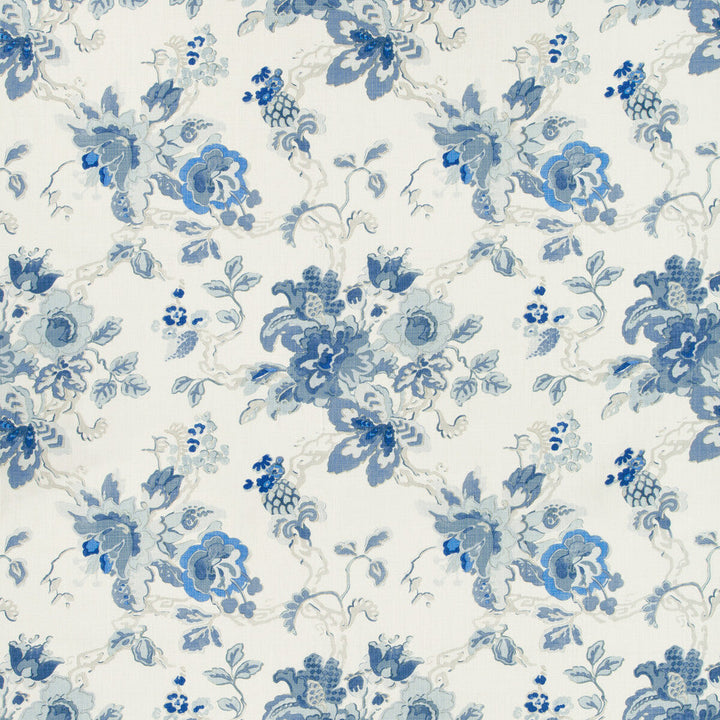 Parnham Azure by Lee Jofa Designer Fabric BLITHFIELD LINEN - 100% United Kingdom HEAVY Horizontal: 25.25 and Vertical: 28 51.5 - Swanky Fabrics -