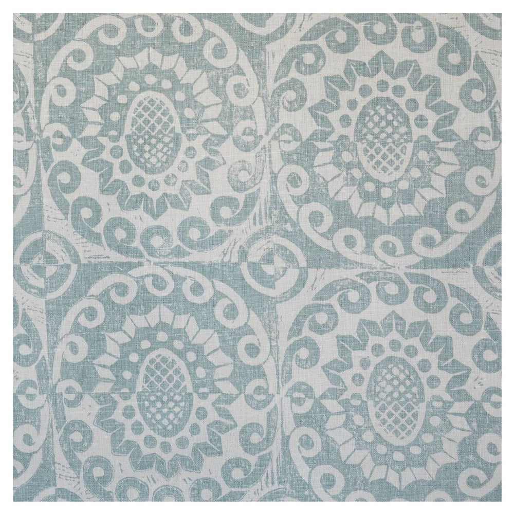 Pineapple On Oyster Aqua by Lee Jofa Fabric Lee Jofa Fabric Pineapple On Oyster AquaFabric BLITHFIELD LINEN - 100% United Kingdom </p><p>Repeat: H: 17.73, V: 31 53 - Fabric Carolina -