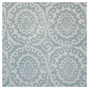 Lee Jofa Fabric Pineapple On Oyster Aqua