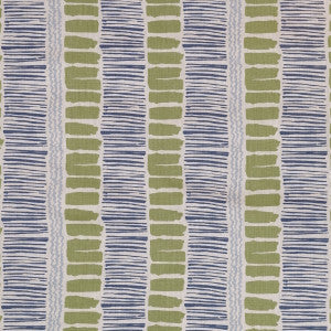 Lee Jofa Fabric Saltaire Lime/Indigo/Blue