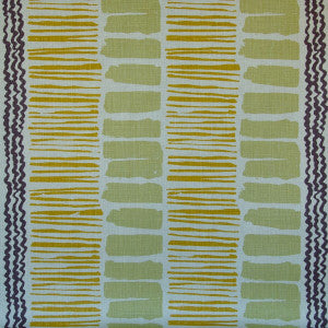Lee Jofa Fabric Saltaire Lime/Gold/Plum