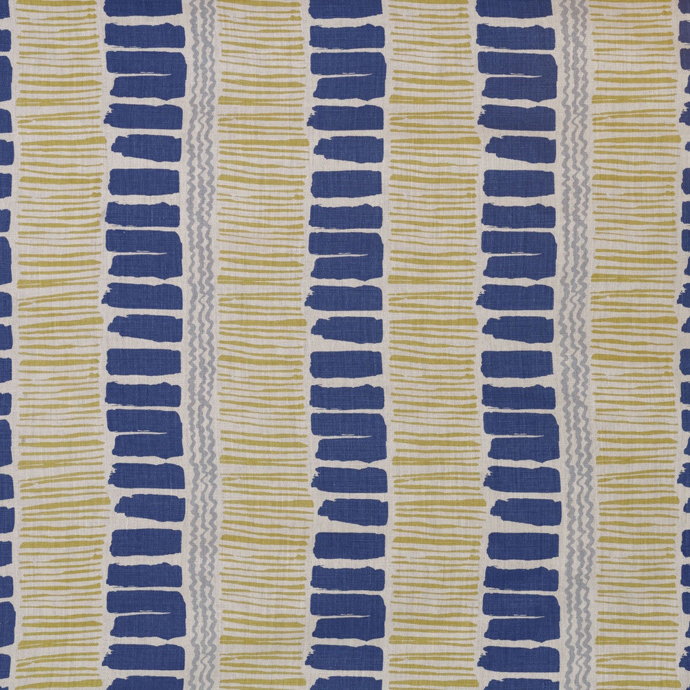 Saltaire Indigo/Yellow/Aqua by Lee Jofa Fabric Lee Jofa Fabric Saltaire Indigo/Yellow/AquaFabric BLITHFIELD LINEN - 100% Thailand </p><p>Repeat: H: 26, V: 25.22 52.79 - Fabric Carolina -