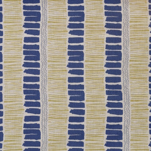 Lee Jofa Fabric Saltaire Indigo/Yellow/Aqua