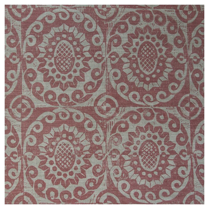 Pineapple On Oatmeal Pink by Lee Jofa Designer Fabric BLITHFIELD LINEN - 100% United Kingdom - Horizontal: 17.73 and Vertical: 31 53 - Swanky Fabrics -