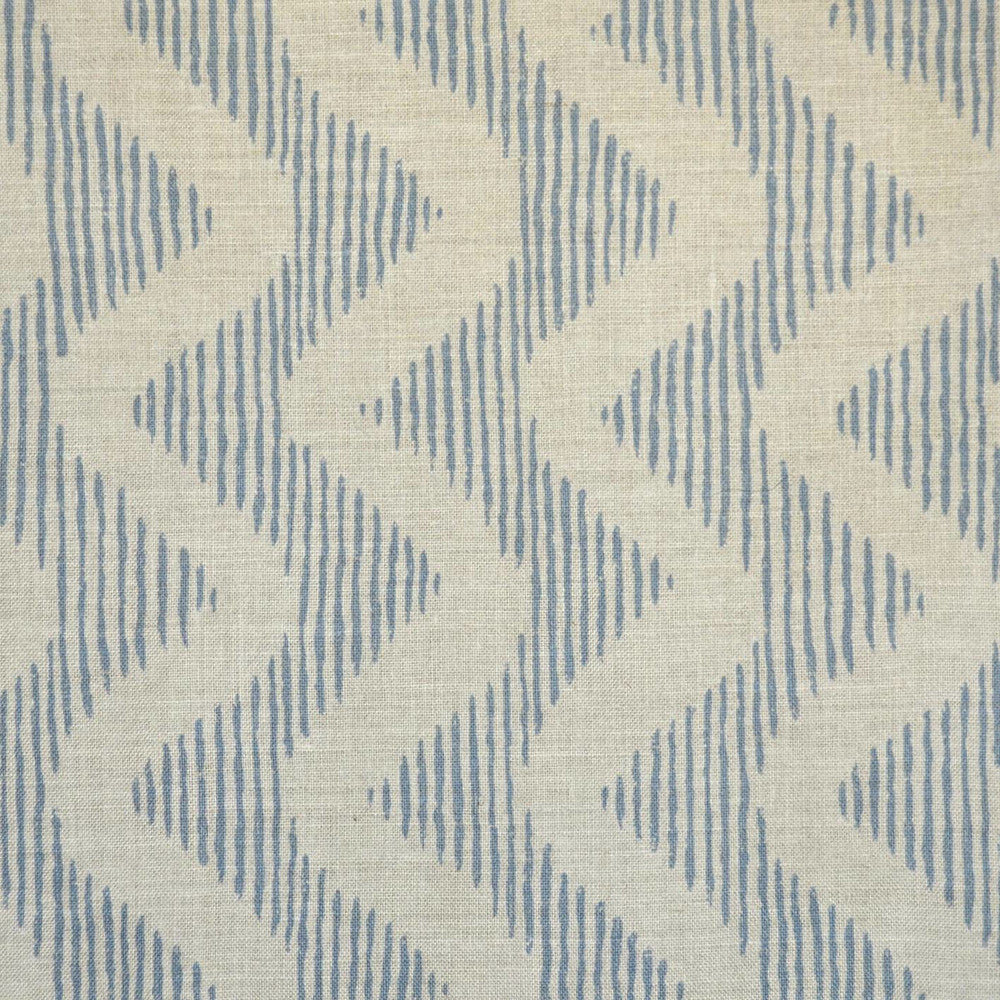 Colebrook Blue/Natural by Lee Jofa Designer Fabric BLITHFIELD LINEN - 88%;POLYAMIDE - 12% United Kingdom - Horizontal: 1.125 and Vertical: 10.5 54 - Swanky Fabrics -