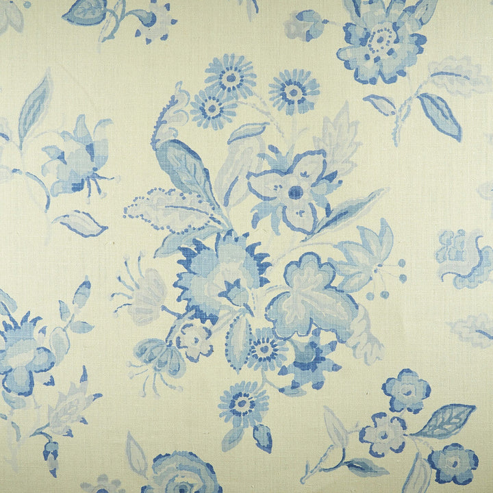 Hadleigh Blue by Lee Jofa Designer Fabric BLITHFIELD LINEN - 100% United Kingdom - Horizontal: 27 and Vertical: 27.75 54.75 - Swanky Fabrics -