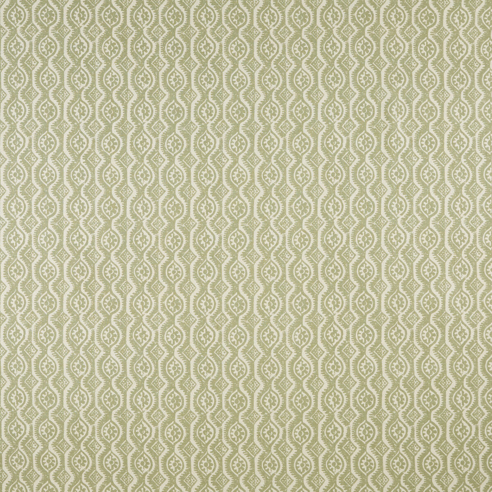 Small Damask Green by Lee Jofa Designer Fabric BLITHFIELD LINEN - 88%;POLYAMIDE - 12% United Kingdom - Horizontal: 5.375 and Vertical: 8.375 54 - Swanky Fabrics -