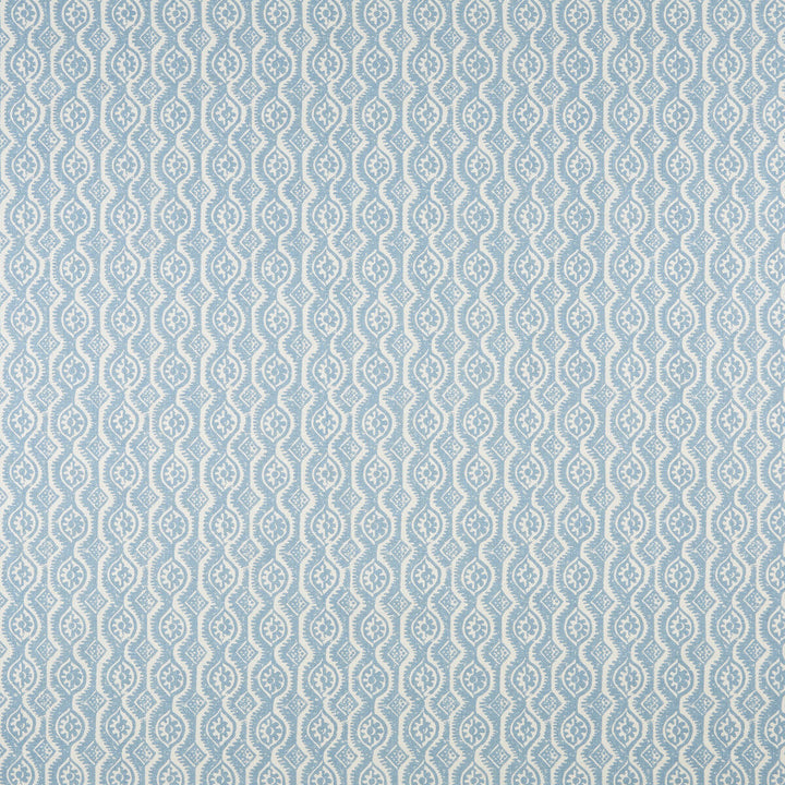 Small Damask Blue by Lee Jofa Designer Fabric BLITHFIELD LINEN - 88%;POLYAMIDE - 12% United Kingdom Horizontal: 5.375 and Vertical: 8.375 54 - Swanky Fabrics -
