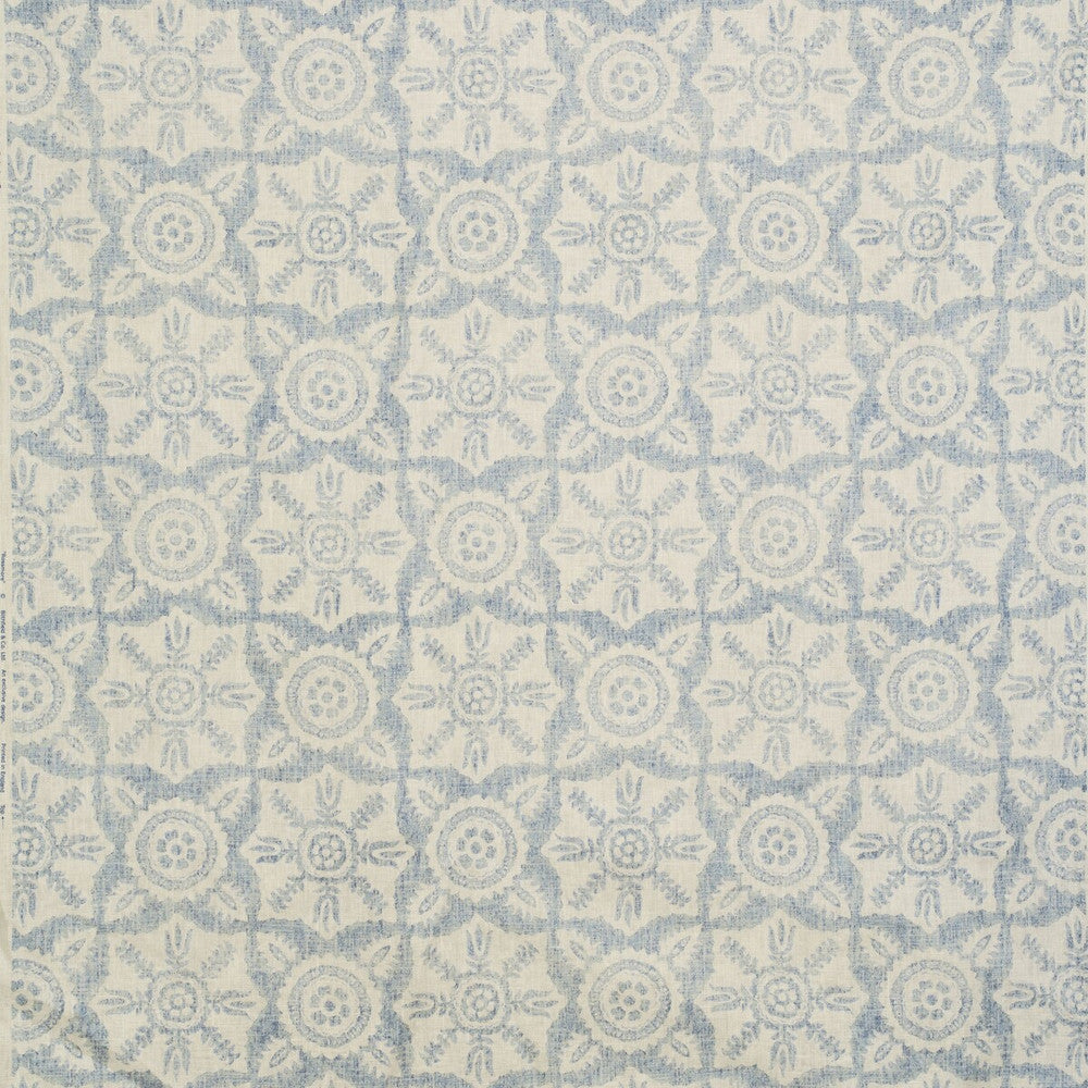 Rossmore Ii Aqua by Lee Jofa Designer Fabric BLITHFIELD LINEN - 100% United Kingdom Horizontal: 15 and Vertical: 15 52.75 - Swanky Fabrics -