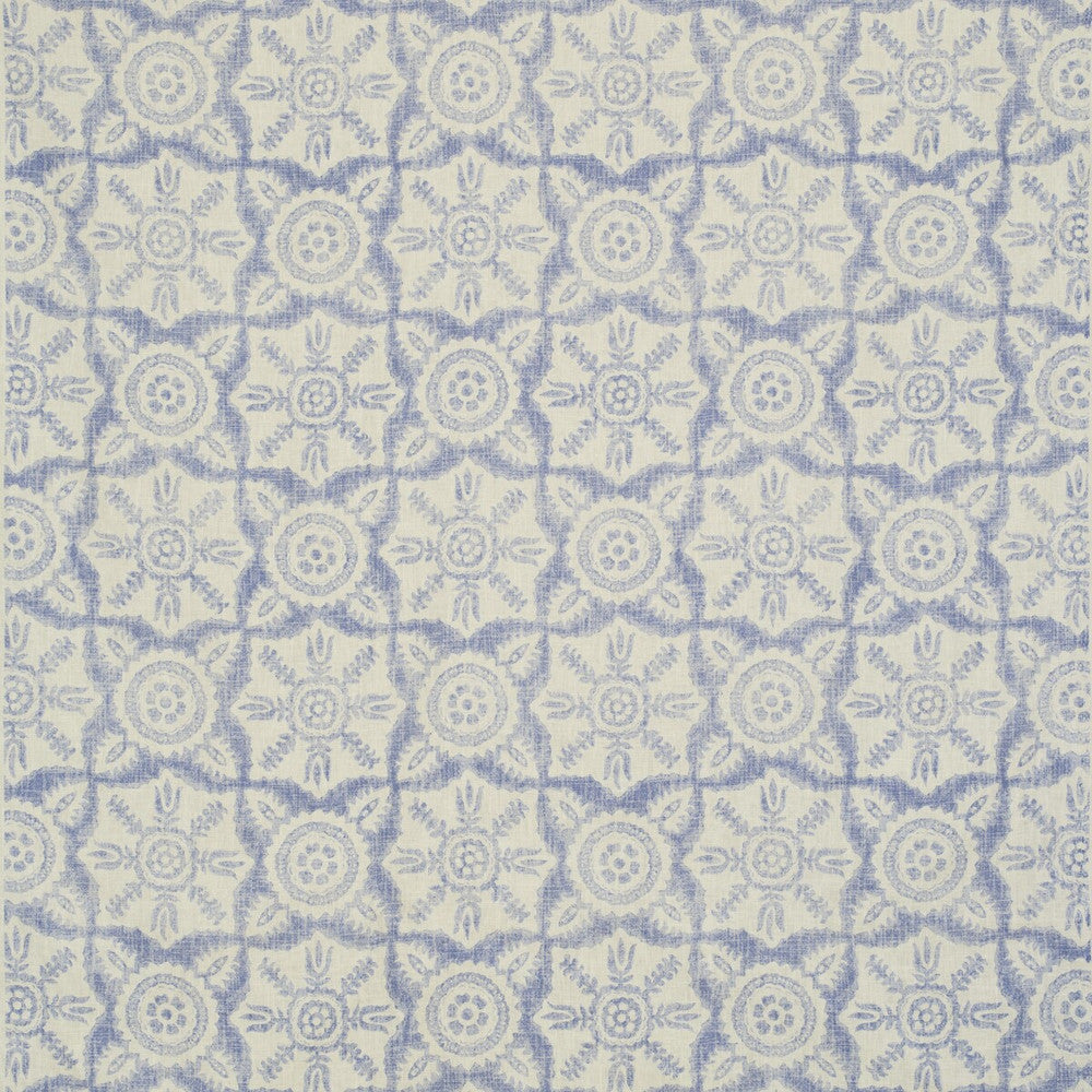 Rossmore Ii Blue by Lee Jofa Designer Fabric BLITHFIELD LINEN - 100% United Kingdom - Horizontal: 15 and Vertical: 15 52.75 - Swanky Fabrics -